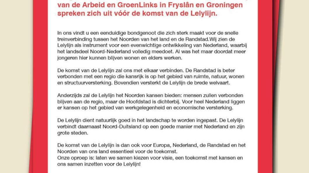 welkom aan Lelylijn