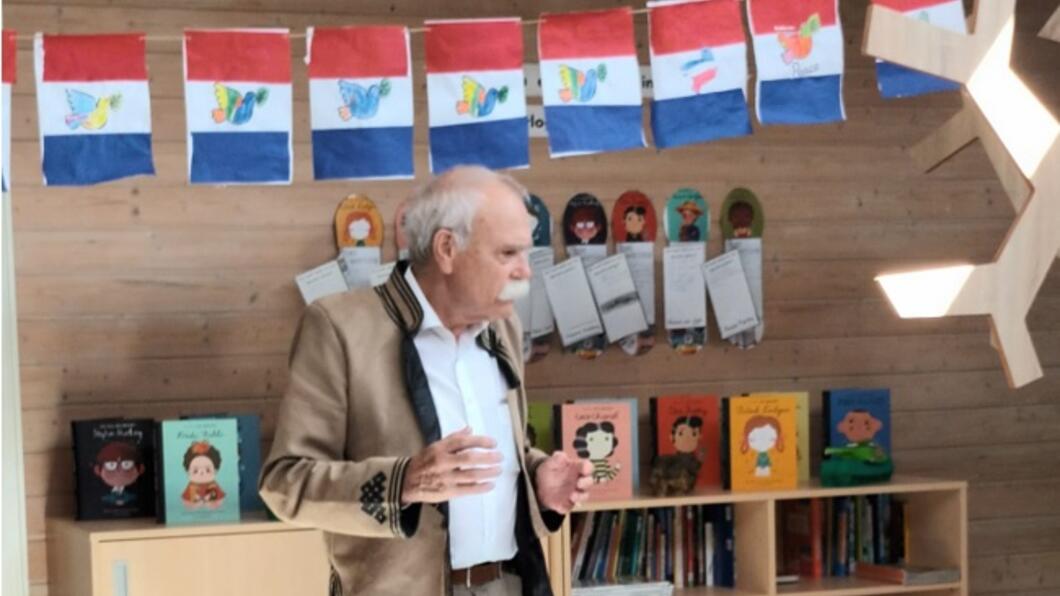 Piet Wit voor de klas